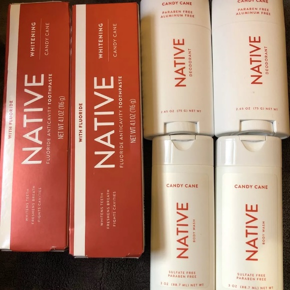 Last one Native Candy Cane Full Size Deodorant Toothpaste - Picture 1 of 5